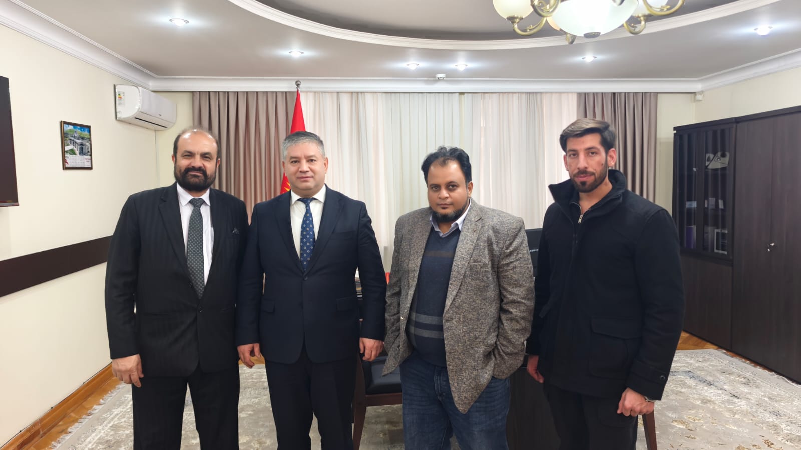 Official meeting with Kyrgyz government